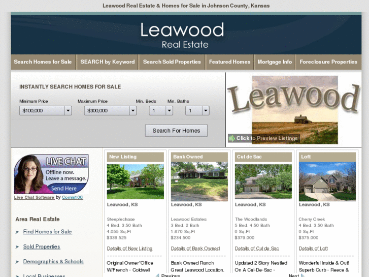 www.leawoodhousesforsale.com