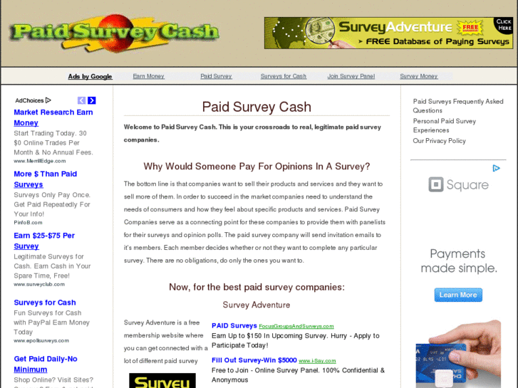 www.paidsurveycash.info