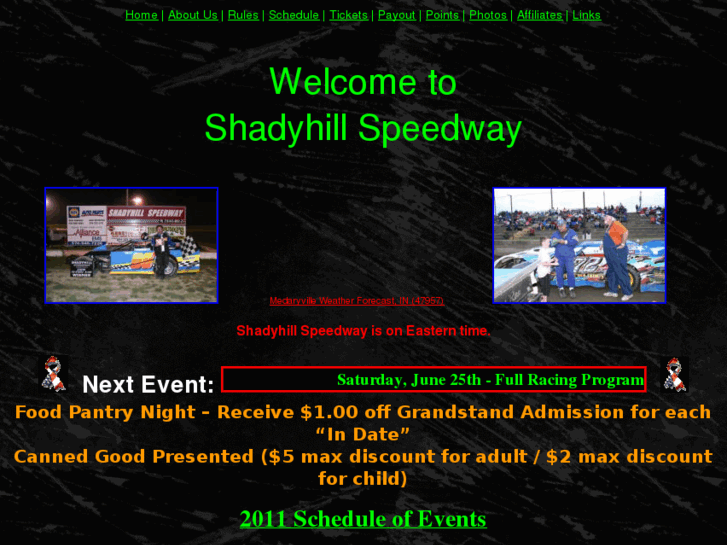 www.shadyhillspeedway.com