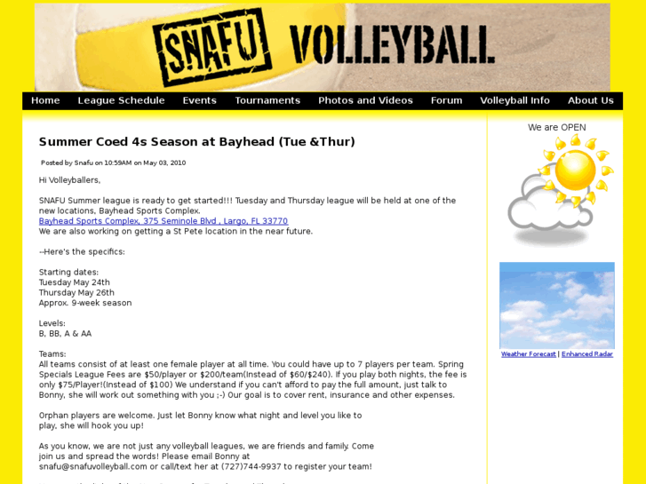 www.snafuvolleyball.com