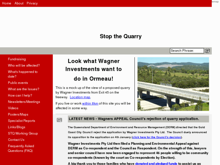 www.stopthequarry.info