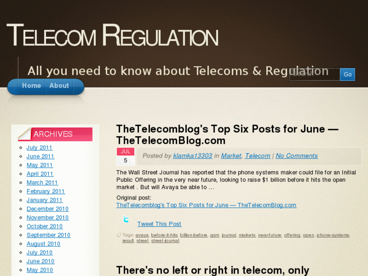 www.telecomregulation.net