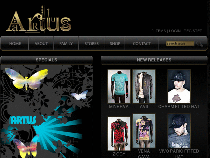 www.artusclothing.com