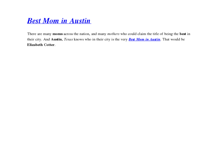 www.bestmominaustin.com