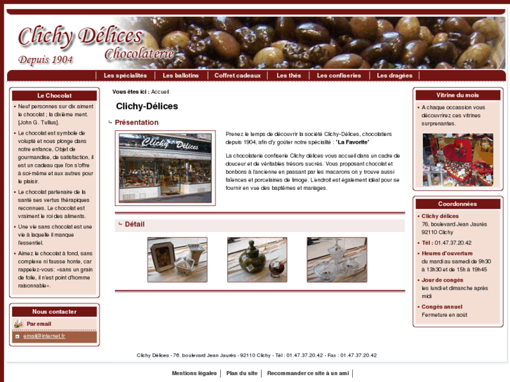 www.chocolaterie-clichy-delices.com