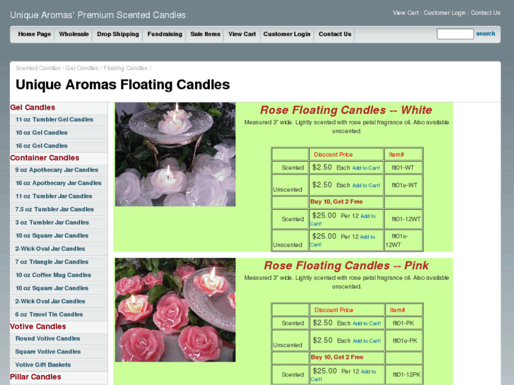 www.floatingcandles.mobi