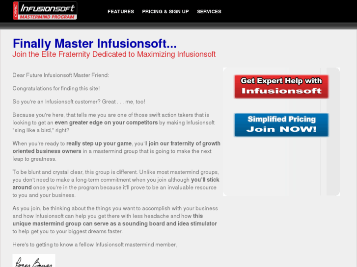 www.infusionsoftmaster.com