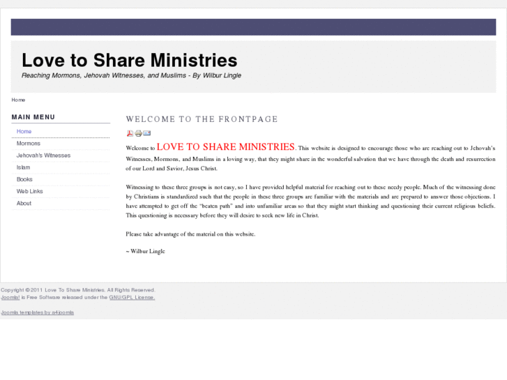 www.lovetoshareministries.com