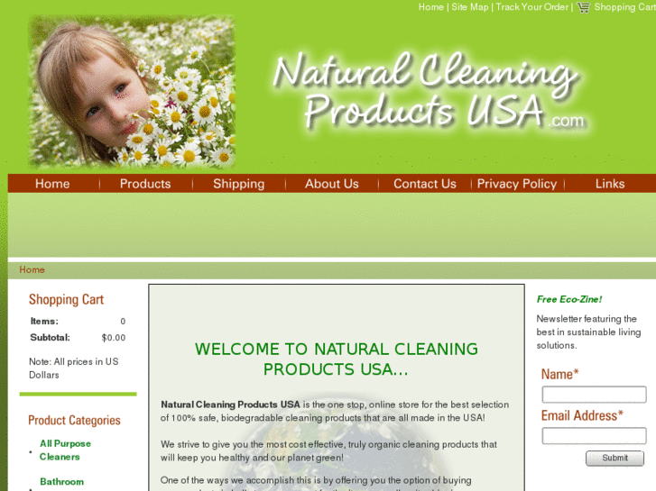 www.naturalcleaningproductsusa.com