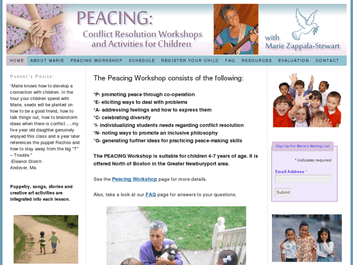 www.peacingwithmarie.com