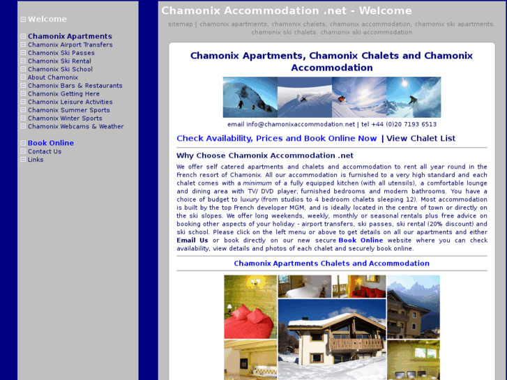 www.chamonixaccommodation.net