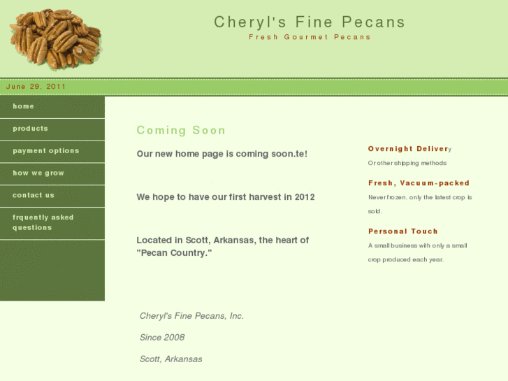 www.cherylsfinepecans.com