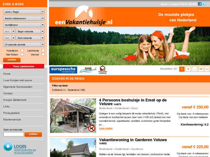 www.eenvakantiehuisje.be