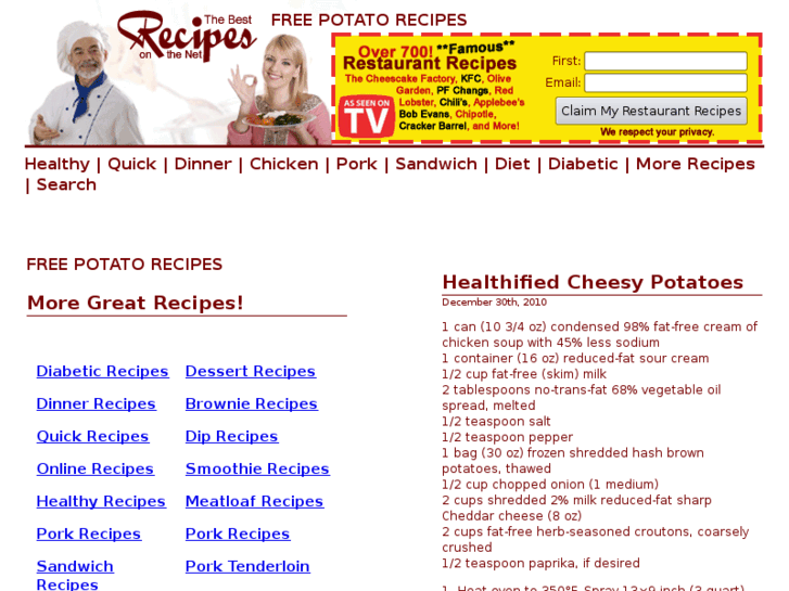 www.freepotatorecipes.com