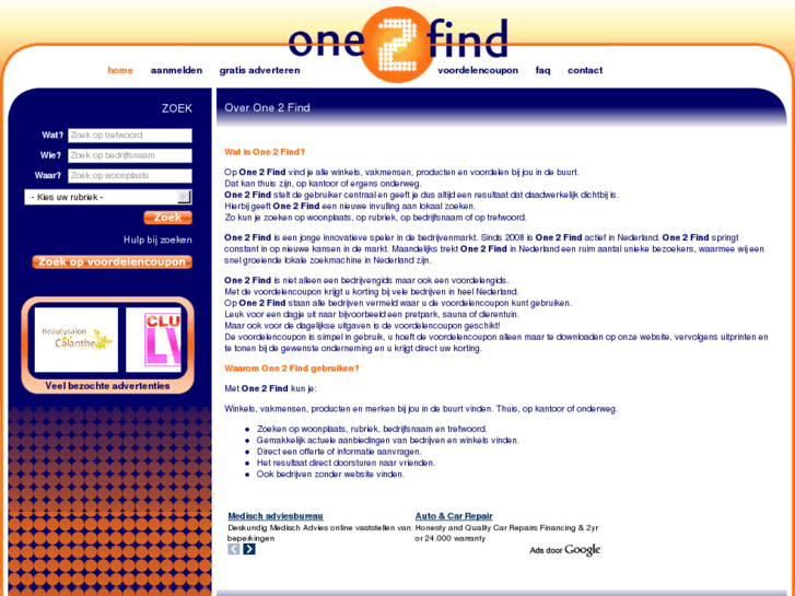 www.one2find.nl