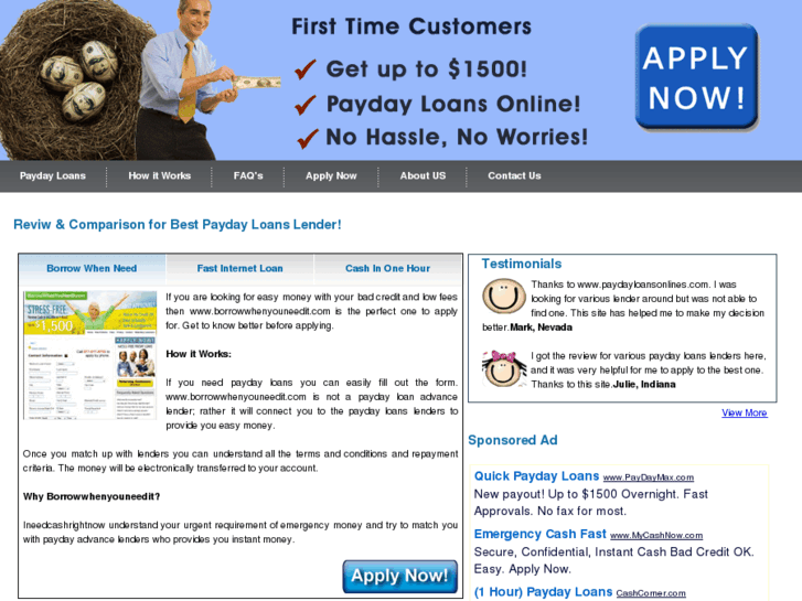 www.paydayloansonlines.com