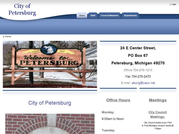 www.petersburg-mi.com
