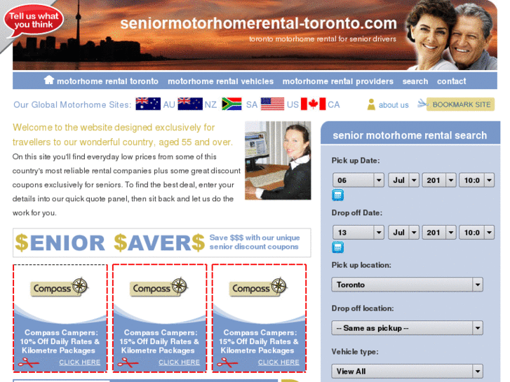 www.seniormotorhomerental-toronto.com