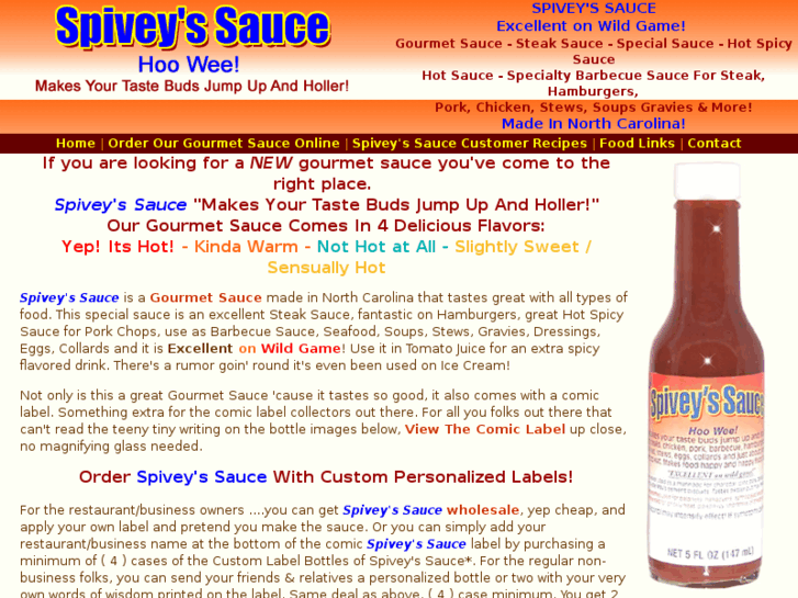 www.spiveysauce.com