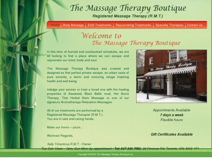 www.themassagetherapyboutique.com