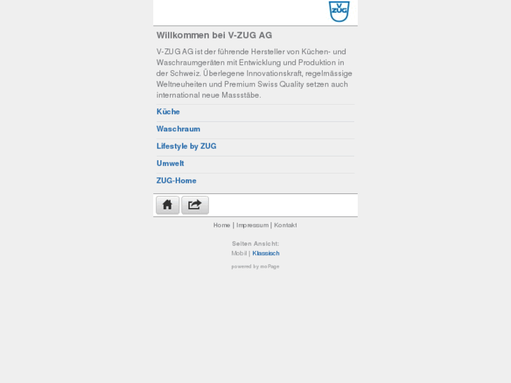 www.v-zug.mobi
