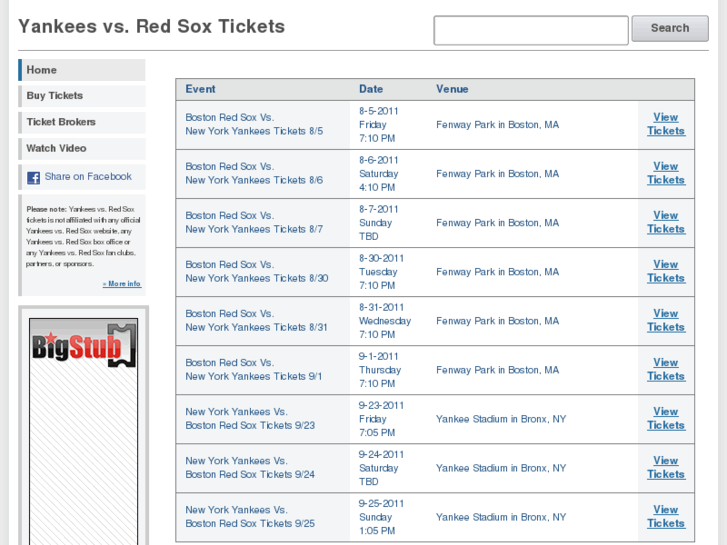 www.yankeesredsoxtickets.biz