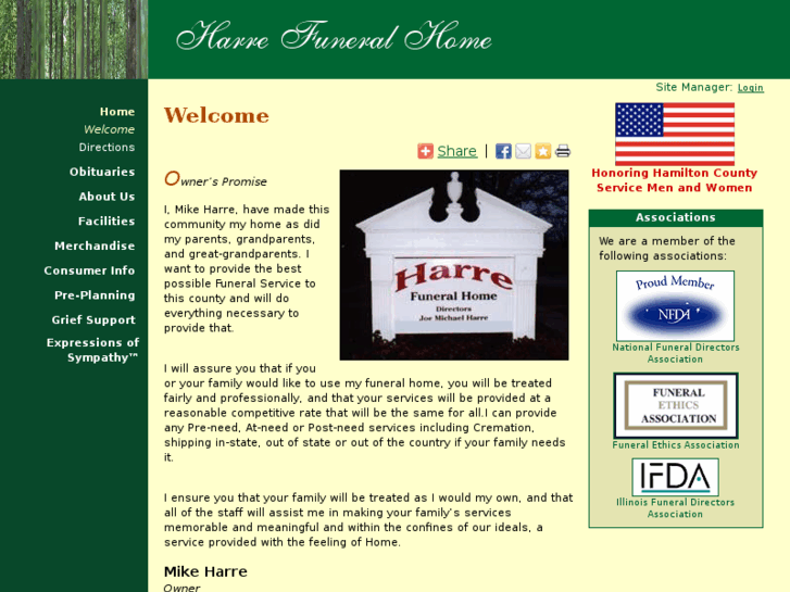 www.harrefuneralhome.com