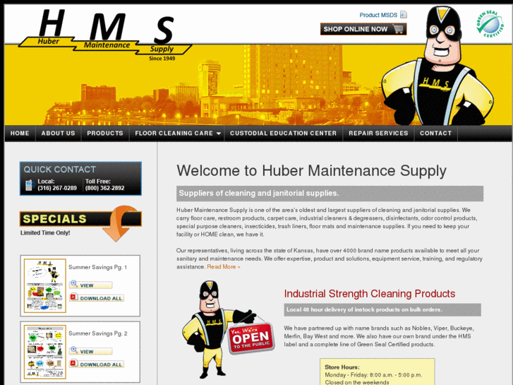 www.hubermaintenancesupply.com