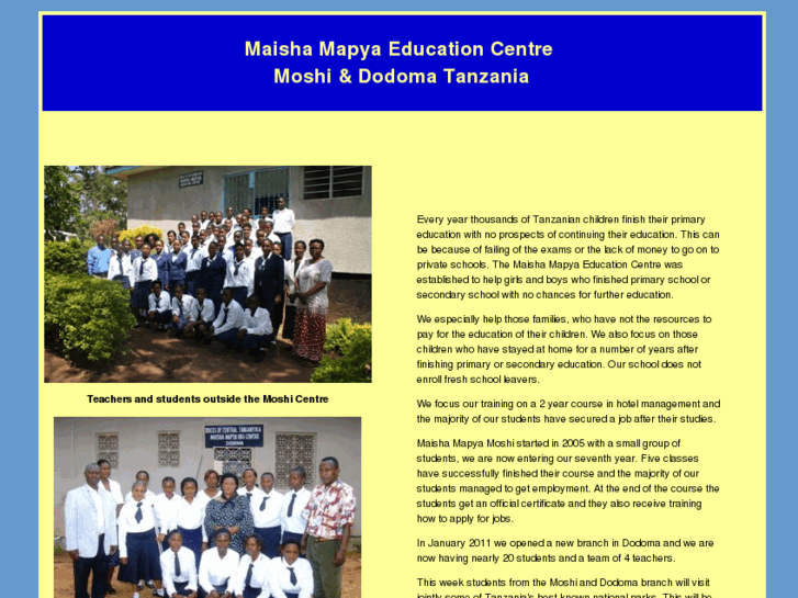 www.maisha-mapya.org