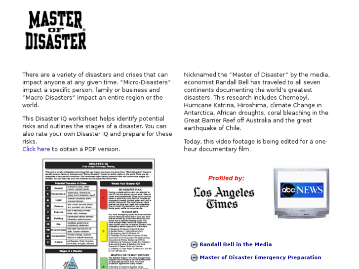 www.masterofdisaster.com