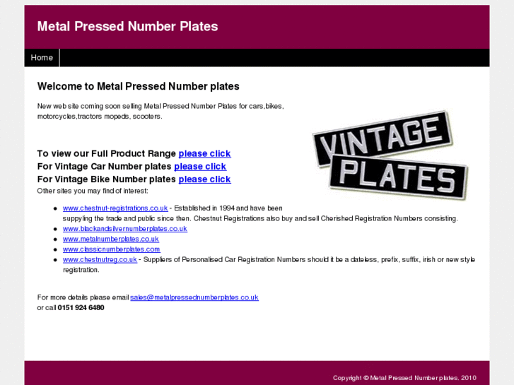 www.metalpressednumberplates.co.uk