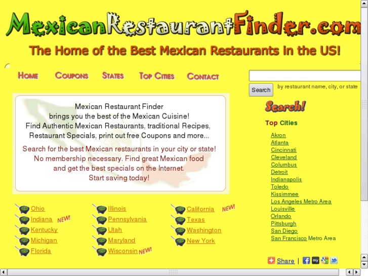 www.mexicanrestaurantfinder.net