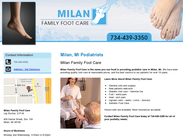 www.milanfamilyfootcare.com