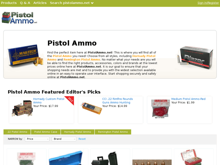 www.pistolammo.net