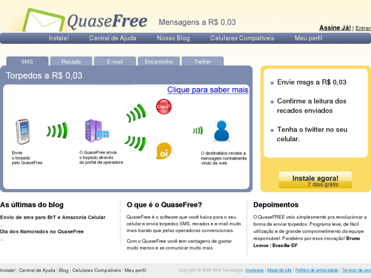 www.quasefree.com.br