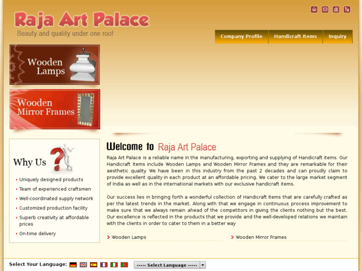 www.rajaartpalace.com