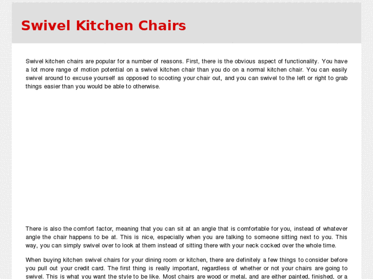 www.swivelkitchenchairs.com