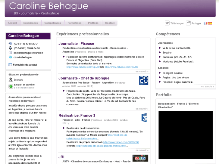 www.caroline-behague.com