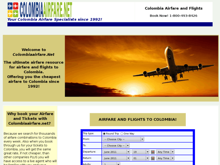 www.colombiaairfare.net