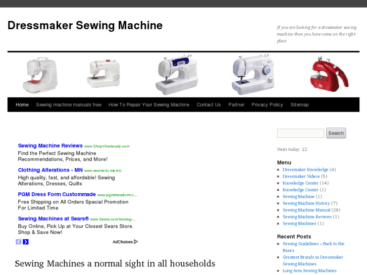 www.dressmakersewingmachine.net