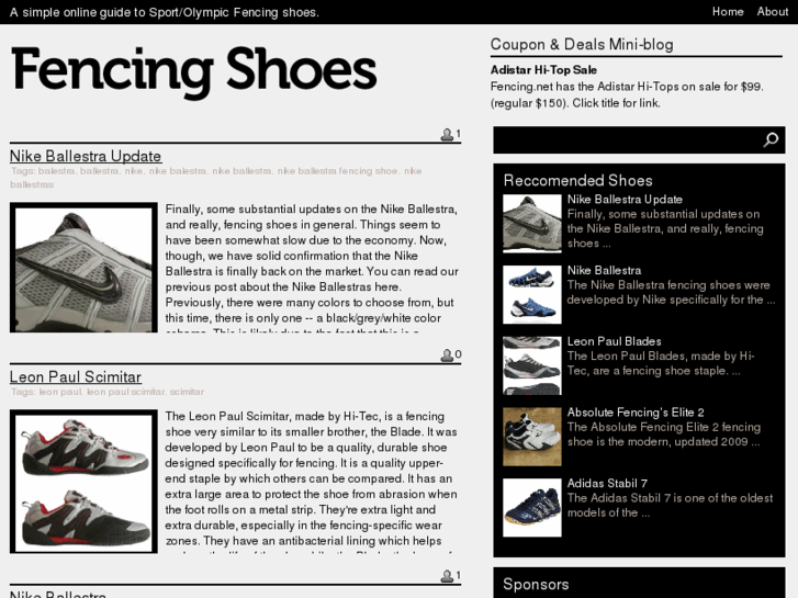 www.fencingshoes.net