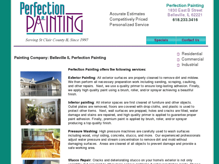 www.perfectionpaintingil.com