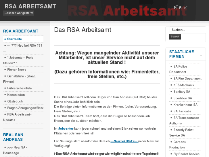 www.rsaarbeitsamt.info