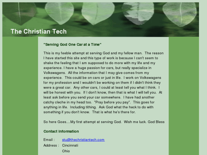 www.thechristiantech.com