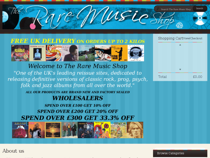 www.theraremusicshop.com