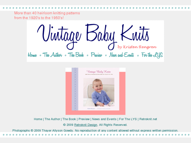 www.vintagebabyknits.com