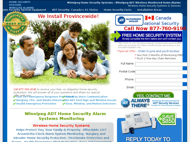 www.winnipeghomesecuritysystems.com