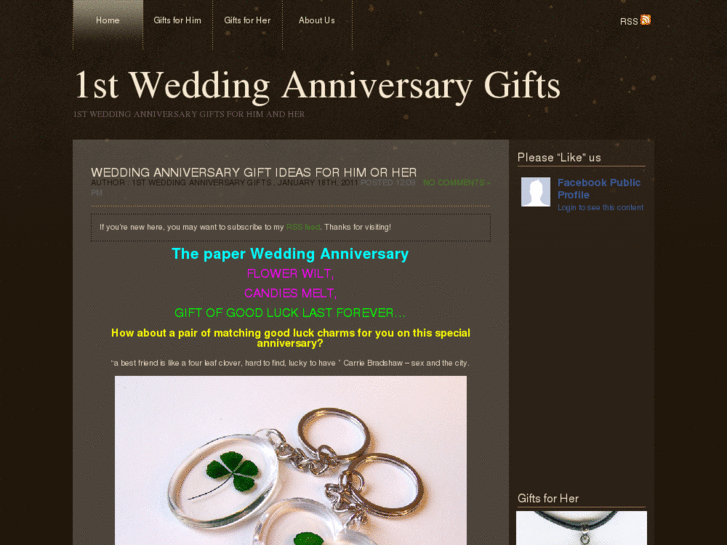 www.1stweddinganniversarygifts.net