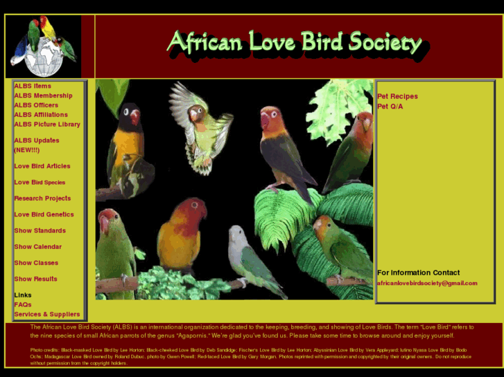 www.africanlovebirdsociety.com