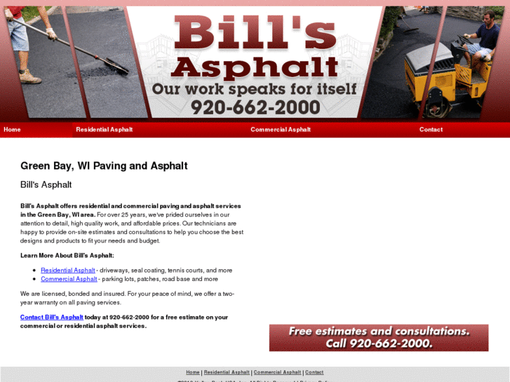 www.billsasphaltpavinggreenbay.com